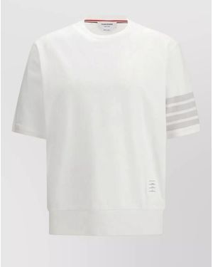 Thom Browne Cotton T-Shirt - White