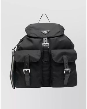 Prada Medium Re-Nylon Backpack - Black