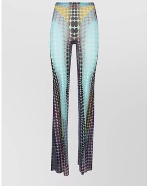 Jean Paul Gaultier Flared Trousers - Blue