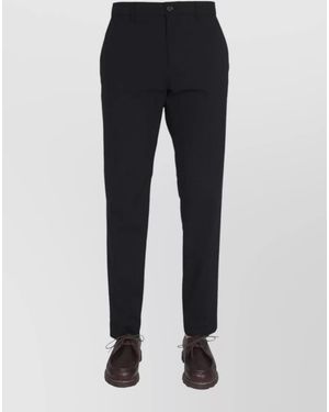 Department 5 Regular-Fit Straight-Leg Trousers - Blue