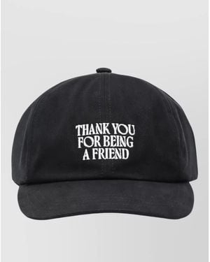 Ami Paris Logo Baseball Cap Adjustable Strap Curved Brim - Black