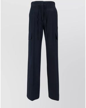 P.A.R.O.S.H. Wide-Leg Trousers - Blue