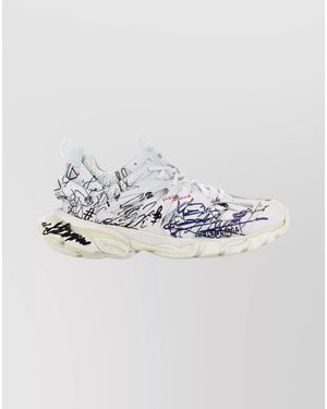 Balenciaga Nylon Low-Top Trainers - Metallic