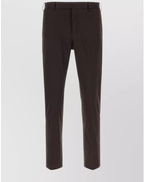 PT Torino Cotton Trousers With Front And Back Pockets - Multicolour
