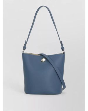 Coccinelle Leather Shoulder Bag Tone Hardware - Blue