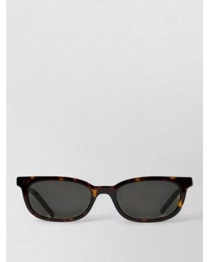 Saint Laurent Cat Eye Sunglasses Tinted Lenses Tortoiseshell Pattern - Black