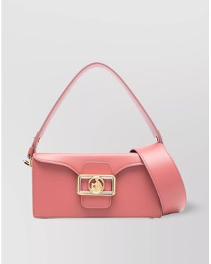 Lanvin Happy Leather Shoulder Bag - Pink