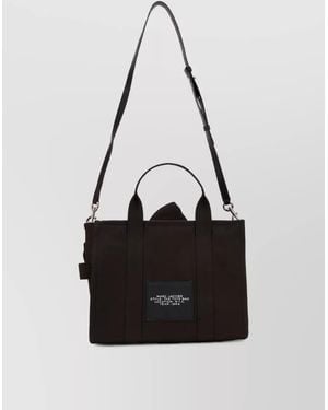Marc Jacobs The Tote Bag Medium Cotton Tote Bag - Black