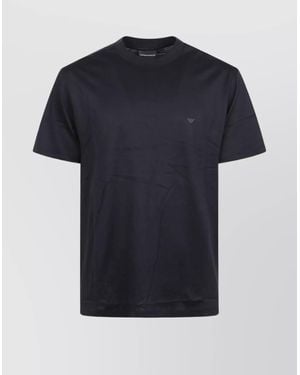 Emporio Armani Crew Neck Short Sleeves T-Shirt - Blue