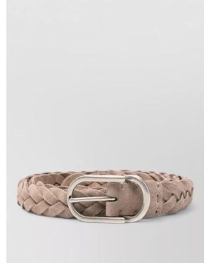 Brunello Cucinelli Braided Leather Belt - Multicolour