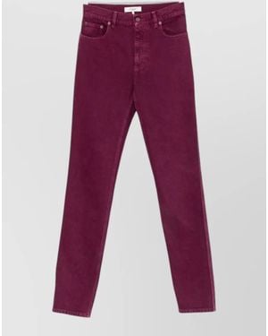 Chloé Skinny Denim Jeans - Red