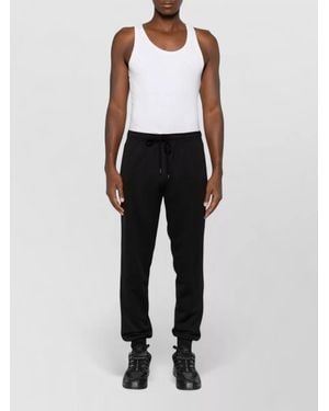 MM6 by Maison Margiela Logo Print Track Pants - Black