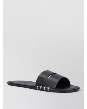 JW Anderson Mules Flat Sole Open Toe Metal Accents - Multicolour