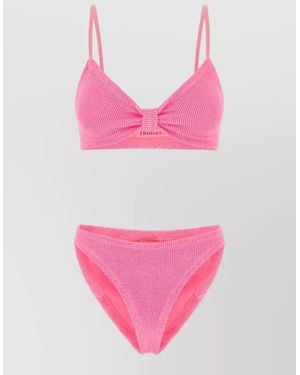 Hunza G Stretch Nylon Bikini - Pink