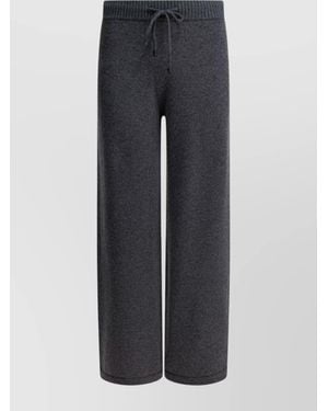 Drumohr Cashmere Wide-Leg Pants - Blue