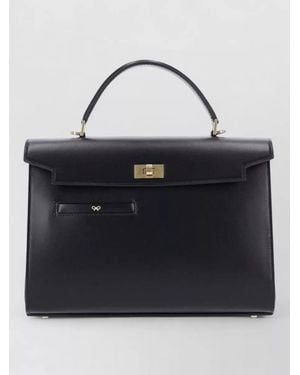 Anya Hindmarch Chubby Leather Shoulder Bag - Blue