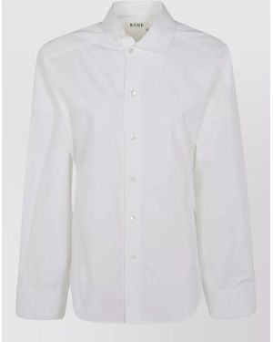 Rohe Cotton Poplin Shirt - White