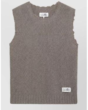 MM6 by Maison Margiela Sweater - Gray