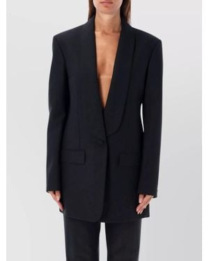Givenchy Virgin Wool Blend Blazer - Blue