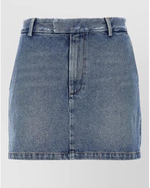 ARMARIUM Denim Mini Skirt - Blue