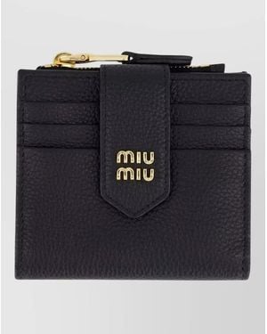 Miu Miu Leather Wallet - Blue