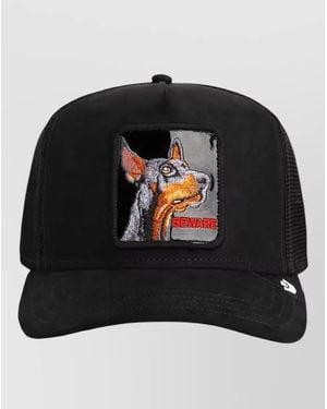 Goorin Bros Doberman Cap Curved Brim Mesh Back - Black