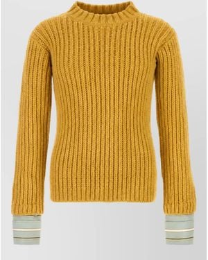 Prada Virgin Wool Sweater - Yellow