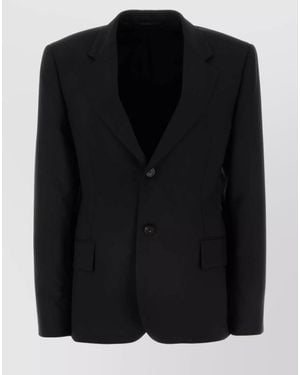 Balenciaga Wool Blazer - Black