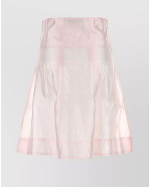 GIMAGUAS Silk Midi Skirt - Pink