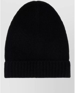 The Row Cashmere Beanie - Black
