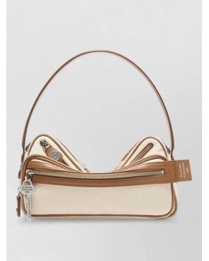 Acne Studios Canvas Mini Shoulder Bag - Natural