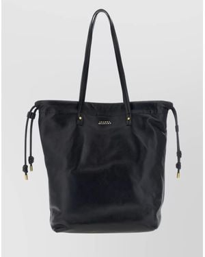 Isabel Marant Adjustable Strap Shoulder Bag With Top Handles - Black