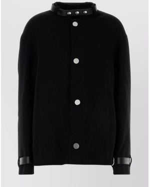 Jil Sander Cashmere Fitted Coat - Black