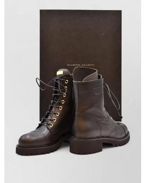 Giuseppe Zanotti Leather Ankle Boots - Brown