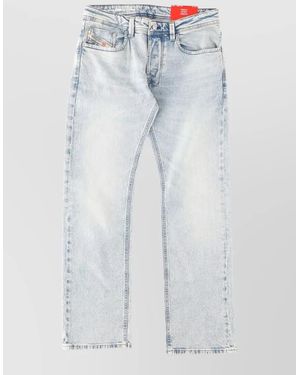 DIESEL Straight-Leg Trousers - Blue