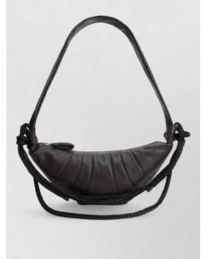 Lemaire Leather Shoulder Bag - Black