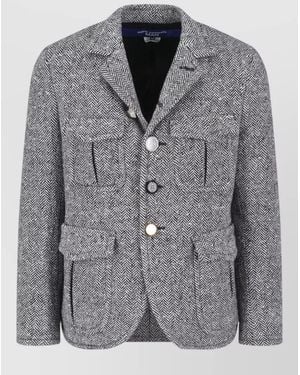 Junya Watanabe Single Breasted Coat - Gray