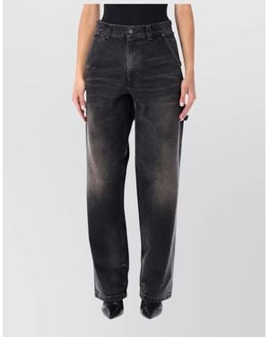 Haikure Sibilla High Waist Wide Leg Denim - Blue