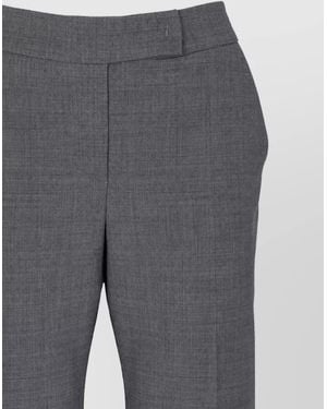 Raquel Diniz Straight-Leg Suit Trousers - Grey