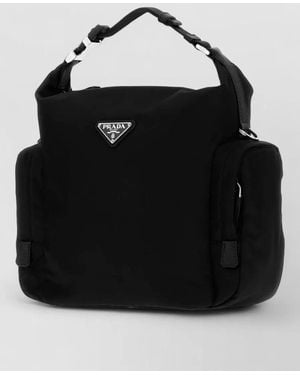 Prada Nylon Crossbody Bag - Black