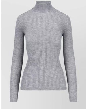 Sa Su Phi Cashmere Silk Crewneck Jumper - Grey