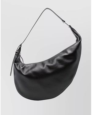 Marni Small Leather Shoulder Bag With Adjustable Strap - Black