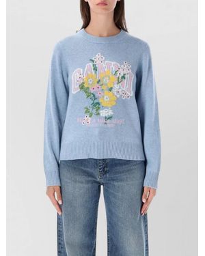 Ganni Wool Jumper - Blue
