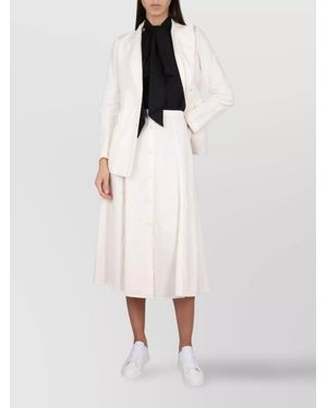Aspesi Double-Breasted Blazer - White