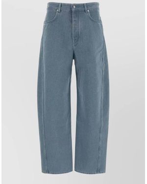 Givenchy Wide Leg Denim Jeans Five Pocket - Blue