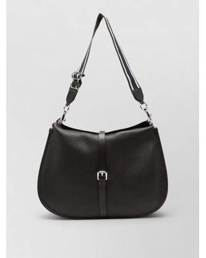 Etro Leather Shoulder Bag - Black