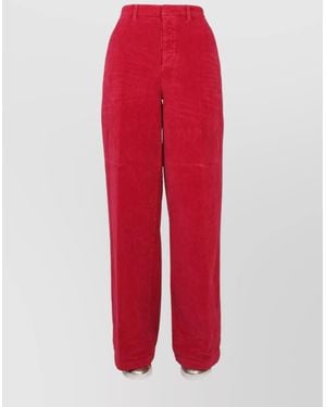 DSquared² Wide-Leg Trousers - Red