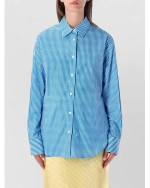 Frankie Shop Cotton Shirt - Blue
