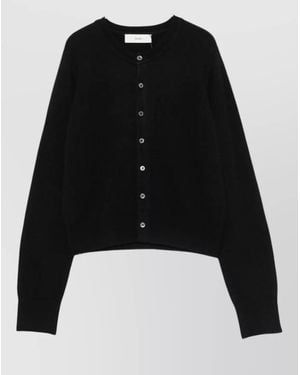 DUNST Wool Blend Cardigan - Black