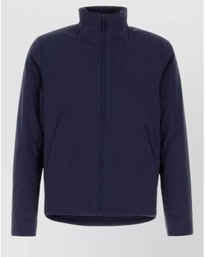 Veilance Insulated Jacket High Collar Design - Blue